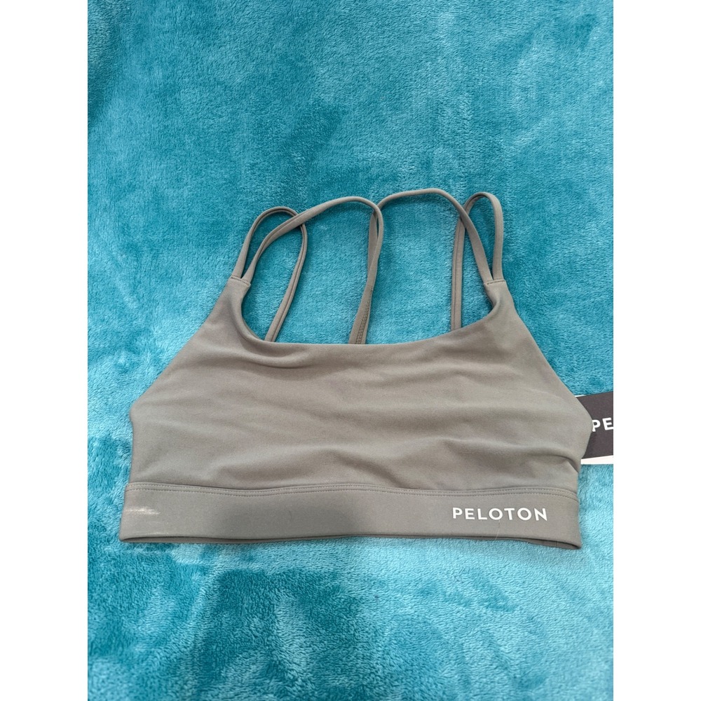 Peloton Cadent Strappy Y Back Bra 255 Sage Green‎ XS WR00926-70-XS New With Tags
